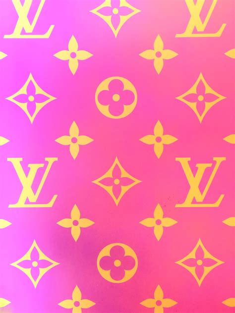 pink lv pattern.